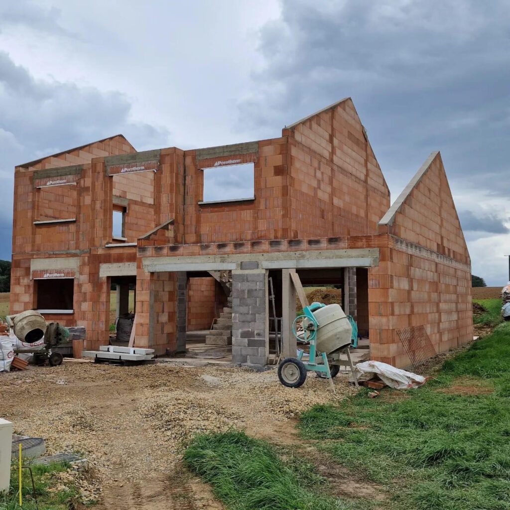 Début de construction maison metz